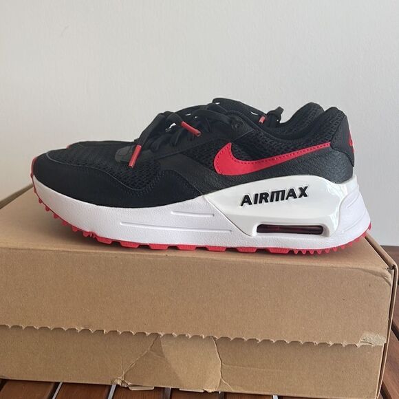 Nike Air Max System Black University Red Women Size 9 Men Size 7.5 (DM9537-005) - Picture 11 of 15